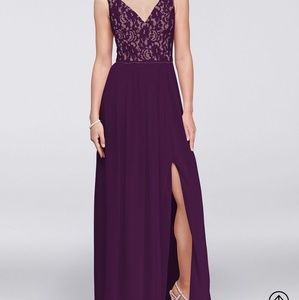 Plum Purple Bridesmaids Dress